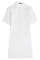Dkny Dkny Cotton Shirt Dress - White
