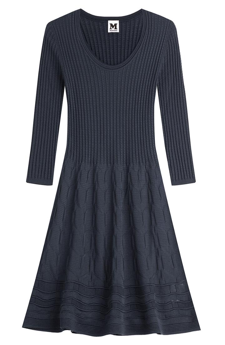 M Missoni Wool Blend Knit Dress