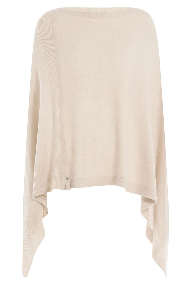81 Hours By Dear Cashmere 81 Hours By Dear Cashmere Cashmere Poncho - Beige