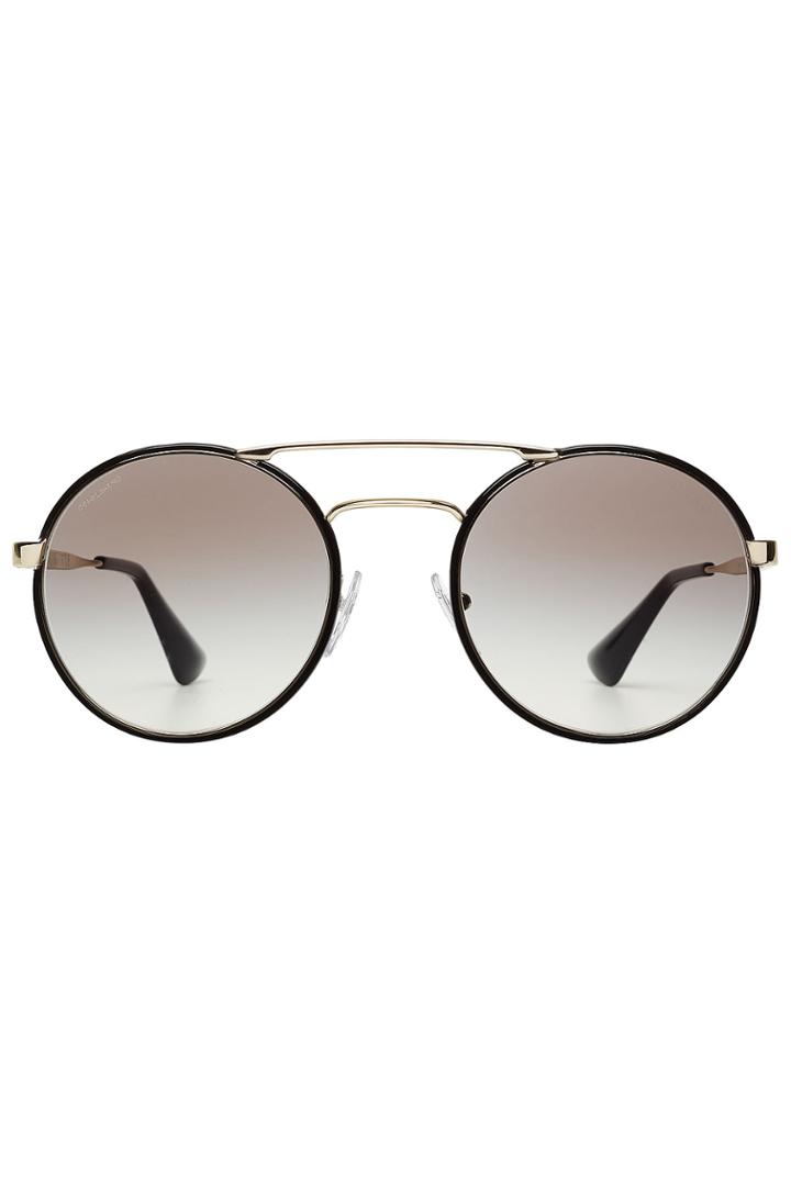 Prada Prada Round Sunglasses - Gold