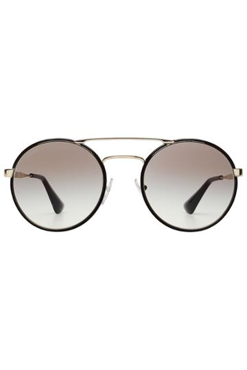 Prada Prada Round Sunglasses - Gold