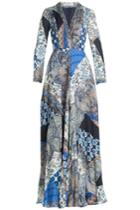 Etro Etro Printed Silk Jersey Maxi Dress - Multicolored