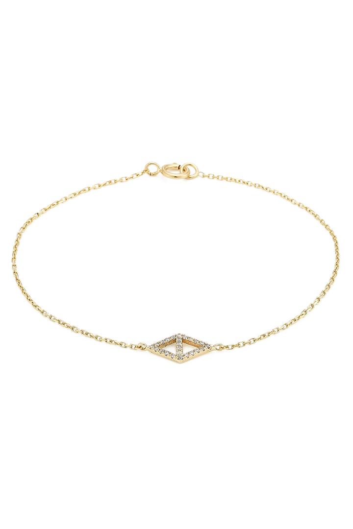 Lito Lito 14-karat Gold And Diamond Bracelet