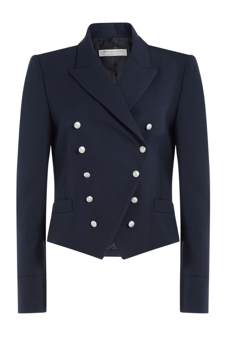 Philosophy Di Lorenzo Serafini Philosophy Di Lorenzo Serafini Wool Blazer - Blue