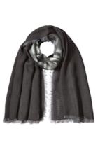 Valentino Valentino Wolf Print Scarf - Black