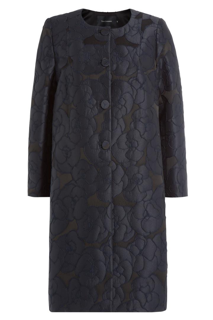 Tara Jarmon Tara Jarmon Embroidered Evening Coat