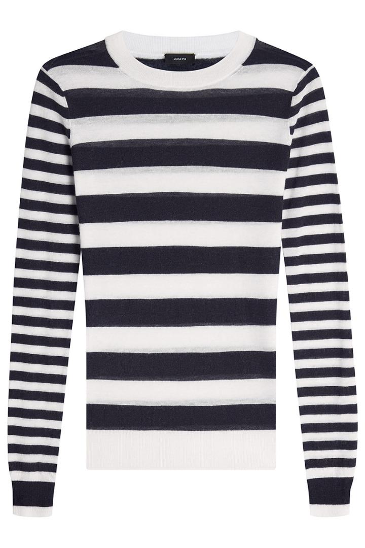 Joseph Joseph Striped Cashmere Pullover