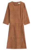Closed Closed Suede Dress - Brown