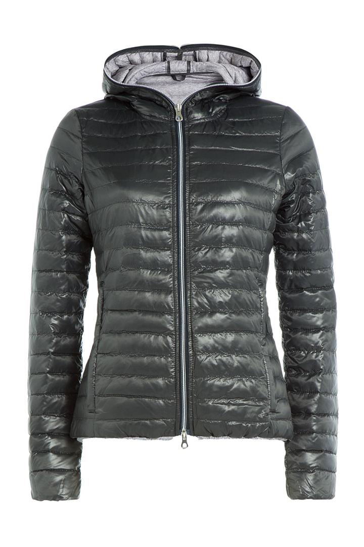 Duvetica Duvetica Down Jacket With Hood - Grey