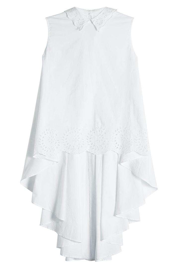 Mes Demoiselles Mes Demoiselles Cotton Blouse With Cut-out Detail