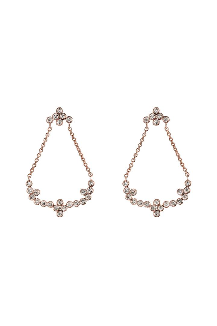 Yannis Sergakis Adornments Yannis Sergakis Adornments 18-karat Rose Gold And Diamond Chandelier Earrings