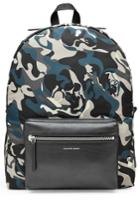 Alexander Mcqueen Alexander Mcqueen Camouflage Printed Backpack With Leather