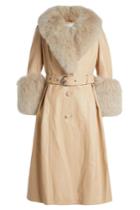 Saks Potts Saks Potts Leather Coat With Fox Fur