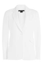 Theory Theory One Button Blazer In Admiral Crepe - White