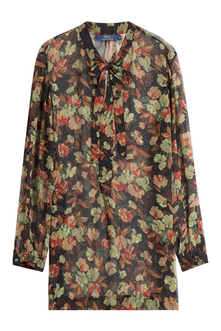 Ralph Lauren Polo Ralph Lauren Polo Printed Silk Blouse