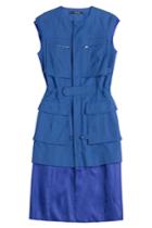 Maison Margiela Maison Margiela Cotton-linen Cargo Dress - Blue
