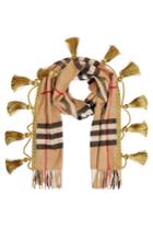Burberry Shoes & Accessories Burberry Shoes & Accessories Cashmere Scarf With Tassels - Multicolor