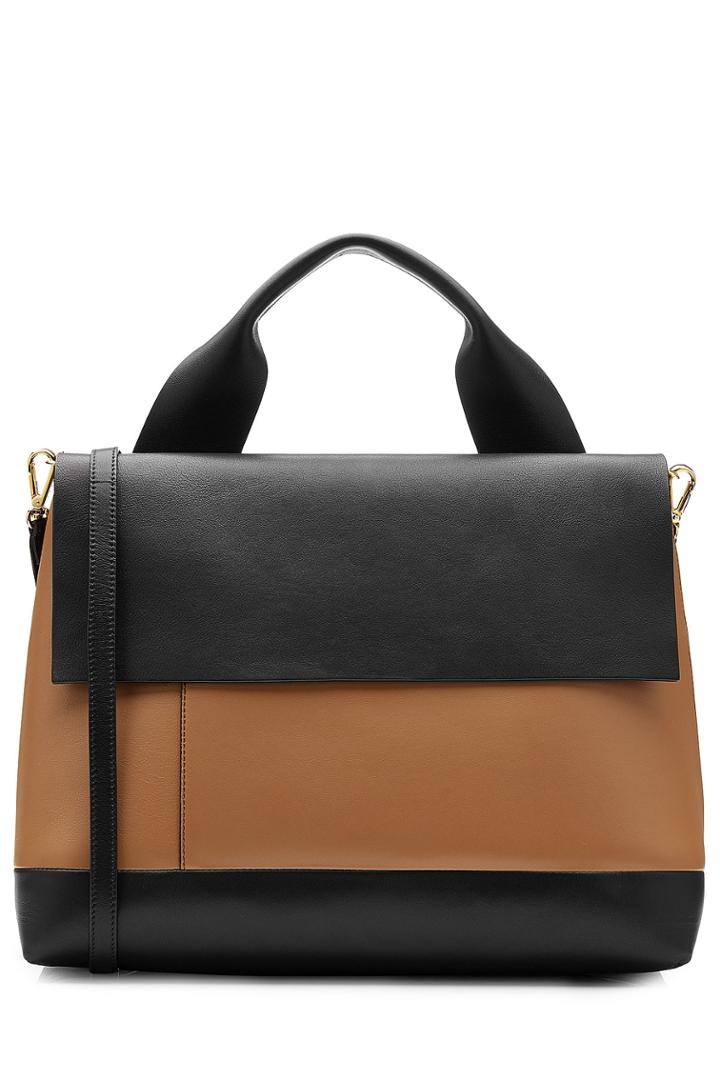 Marni Marni Two Tone Leather Tote - Multicolor
