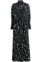 Kenzo Kenzo Printed Silk Maxi Dress - Multicolor