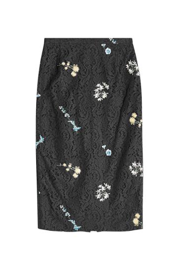 No.21 No.21 Embroidered Lace Skirt