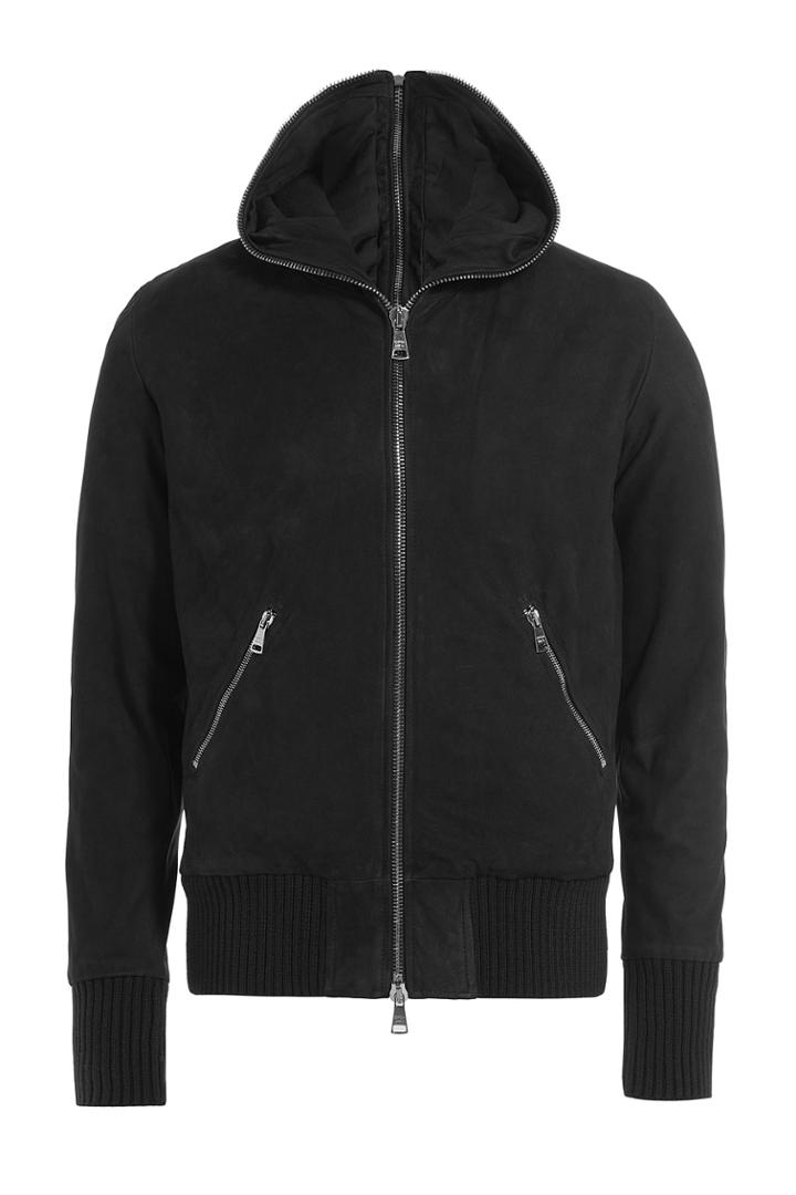 Giorgio Brato Giorgio Brato Suede Jacket - Black