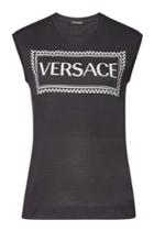 Versace Versace Printed Cotton Tank