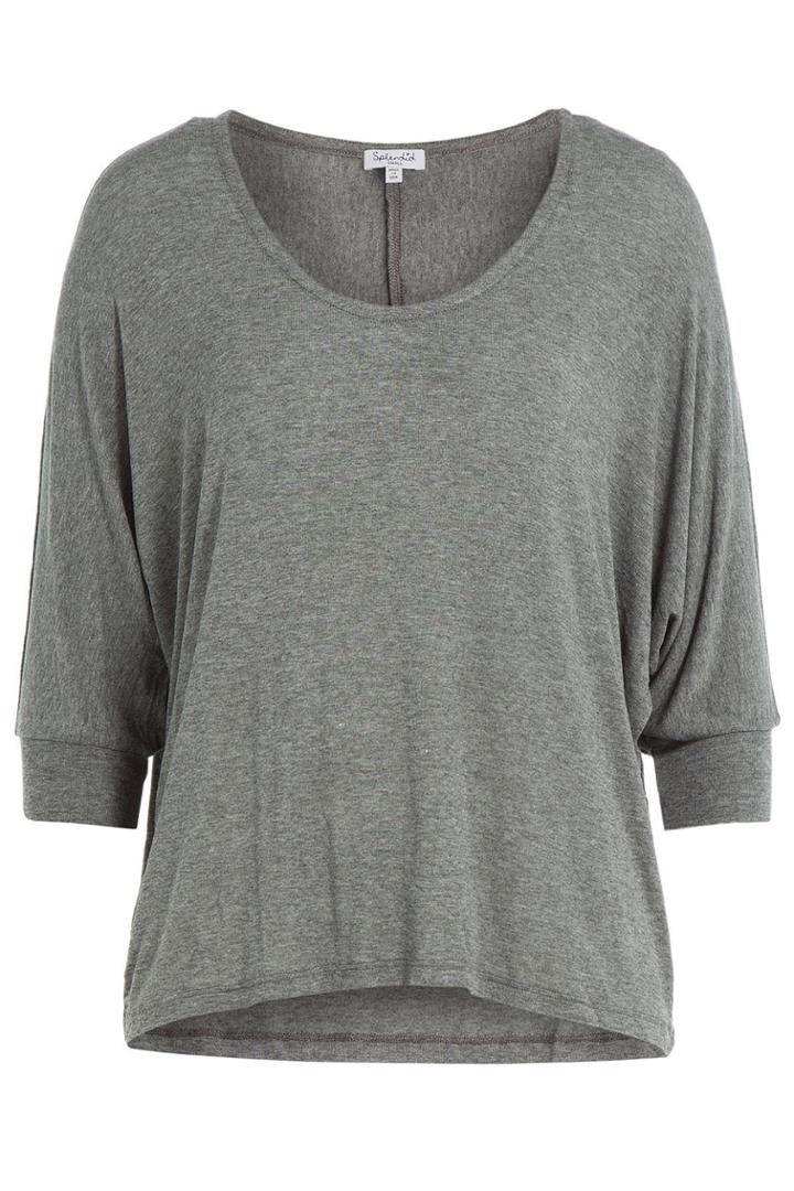 Splendid Splendid Jersey Draped Top
