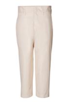 Jil Sander Jil Sander Cotton-wool Cropped Pants - White