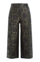Alexander Mcqueen Wool-silk Jacquard Culottes