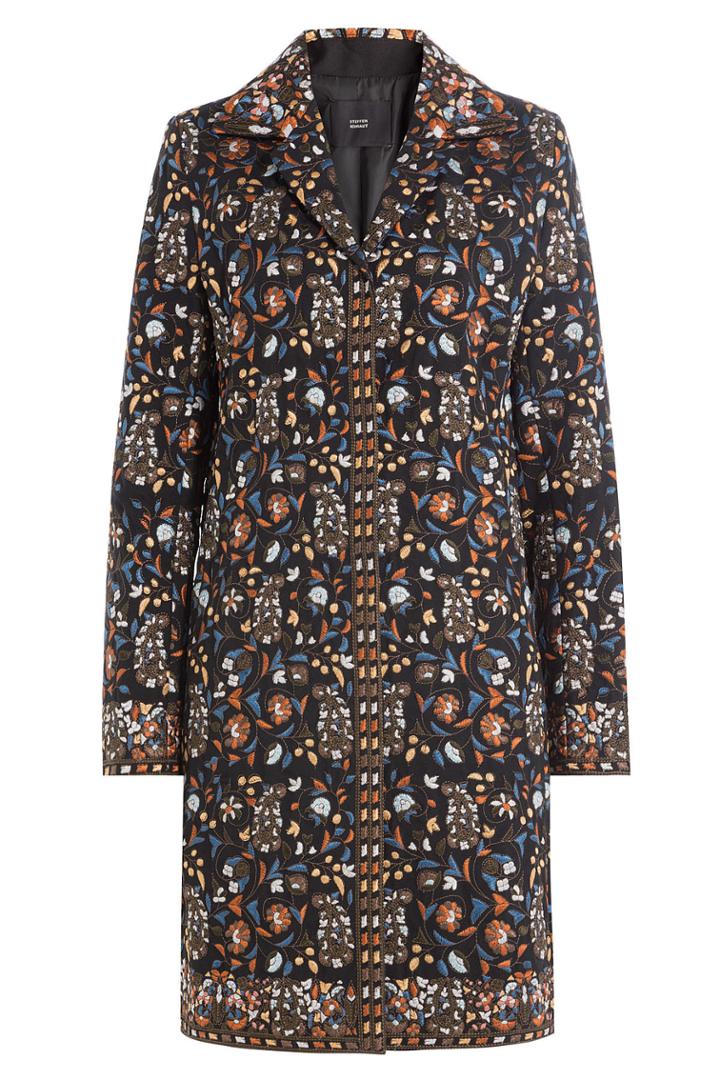 Steffen Schraut Steffen Schraut Embroidered Coat - Black