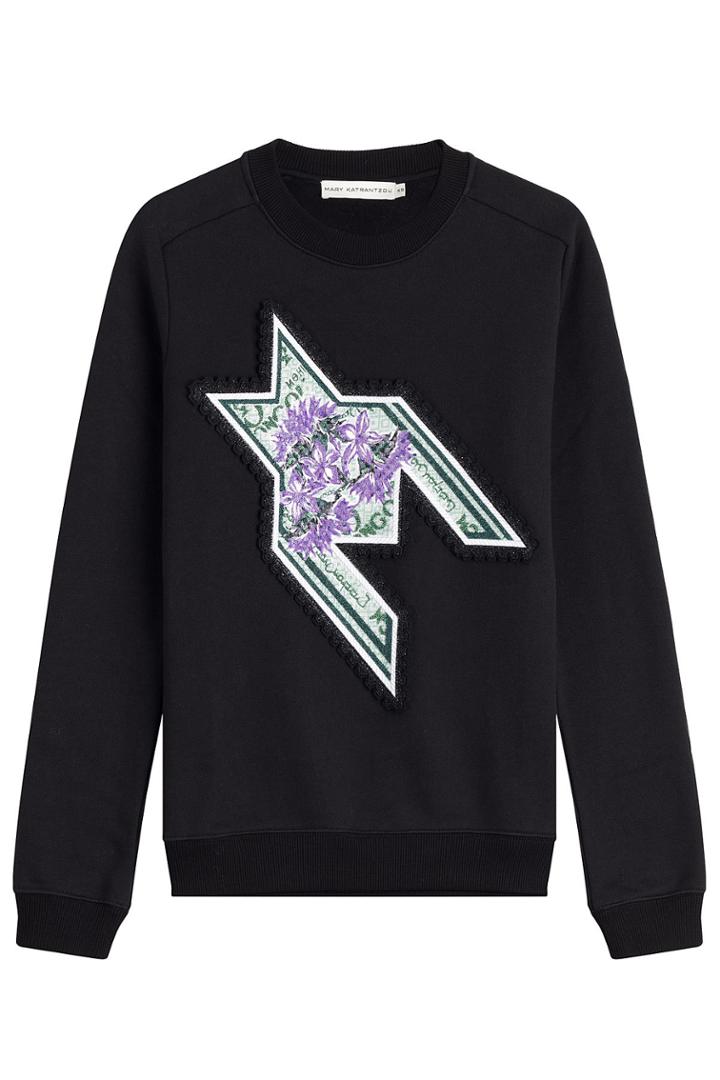 Mary Katrantzou Mary Katrantzou Embroidered Sweatshirt With Sequins