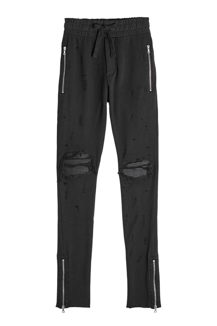 Amiri Amiri Distressed Cotton Sweatpants