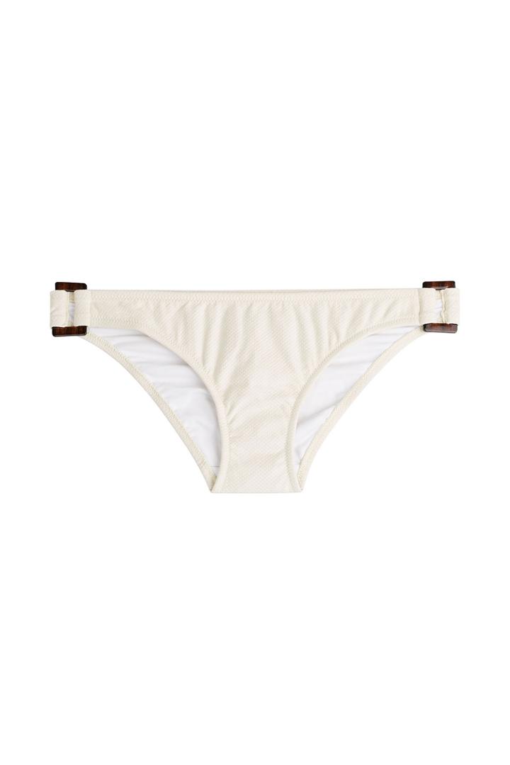 Heidi Klein Heidi Klein Tahiti Rectangle Bikini Bottoms - White