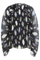 Kenzo Kenzo Pleated Print Blouse - Multicolor