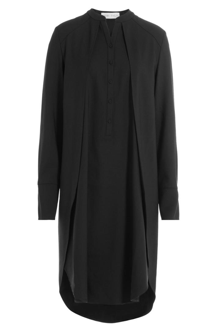 Nobi Talai Nobi Talai Wool Cape Dress