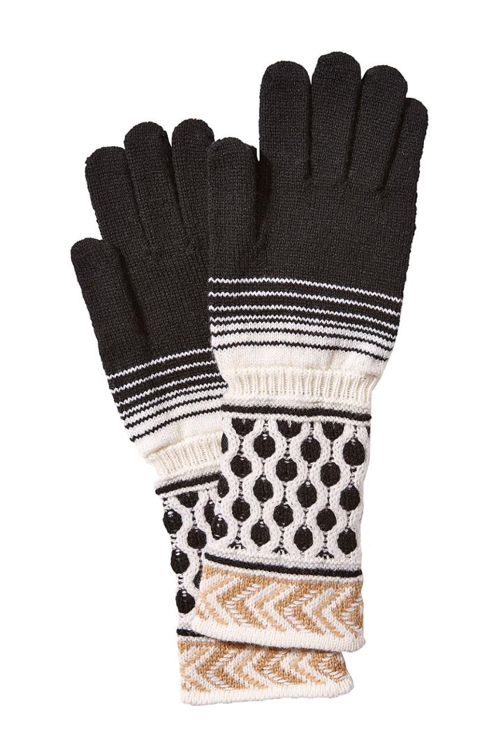Missoni Missoni Wool Mixed Knit Gloves - Multicolor