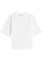 Tibi Tibi Cotton T-shirt With Cut-out