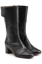 Chloé Chloé Leather Boots - Black