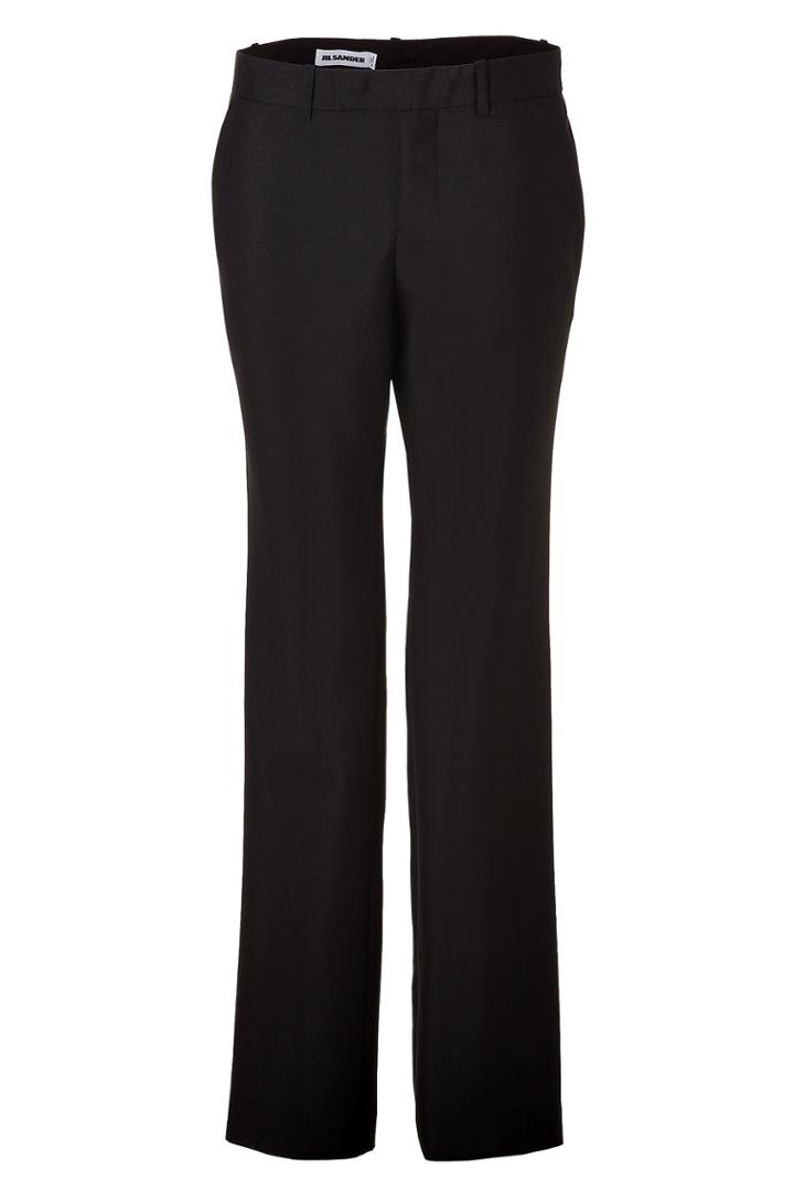 Jil Sander Jil Sander Black Mohair/wool/silk Pants - Black