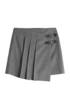 Marc By Marc Jacobs Pleated Wool Mini Skirt