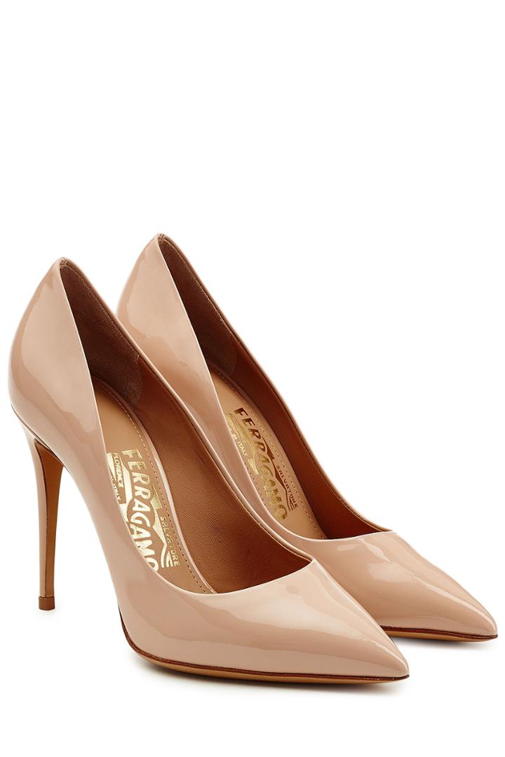 Salvatore Ferragamo Salvatore Ferragamo Patent Leather Pumps - Rose