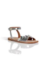 Marc By Marc Jacobs Marc By Marc Jacobs Embossed Leather/suede Sandals