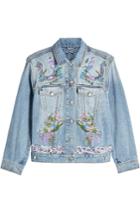 Alexander Mcqueen Alexander Mcqueen Embroidered Denim Jacket