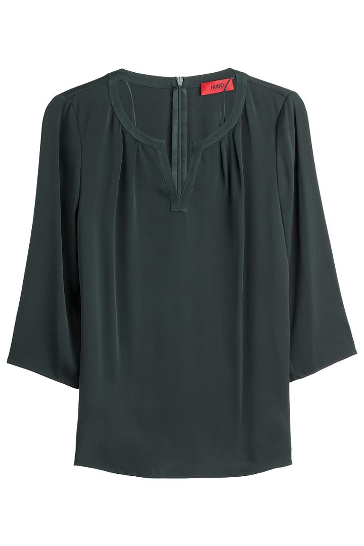 Hugo Hugo Silk Blouse - Green