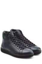 Brioni Brioni Leather High-top Sneakers