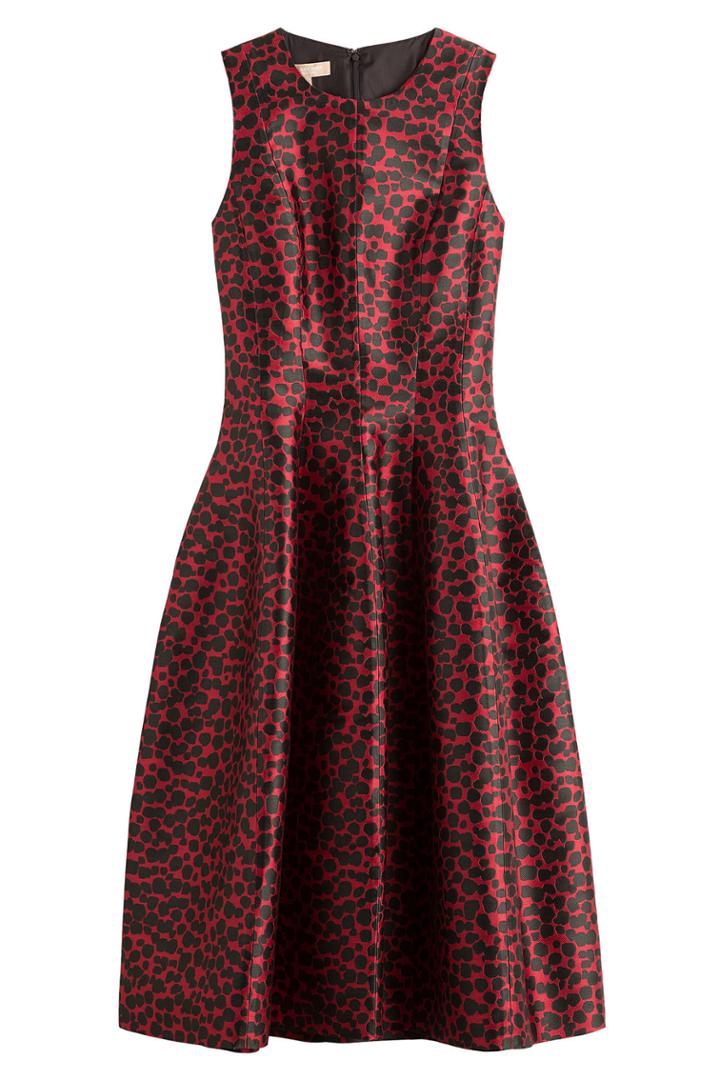 Michael Kors Michael Kors Printed Jacquard Dress - Multicolored