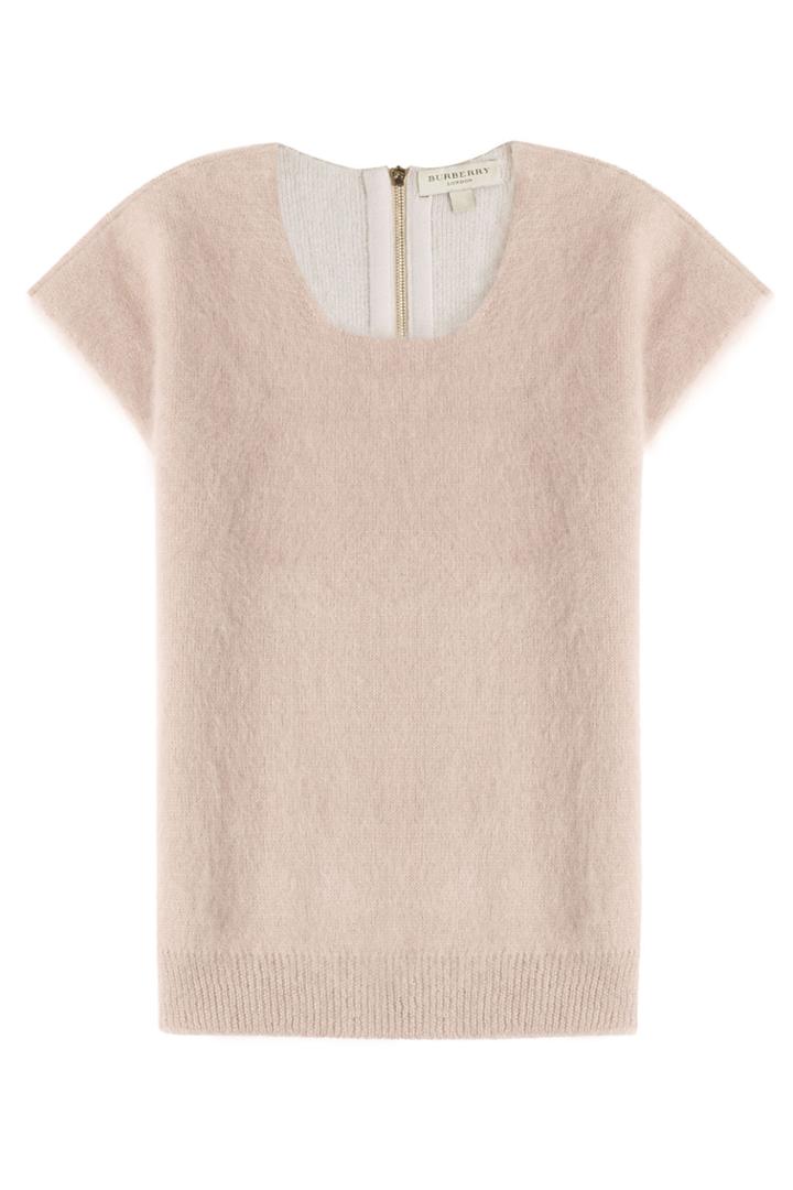 Burberry London Burberry London Top With Mohair, Cashmere And Wool - Rose