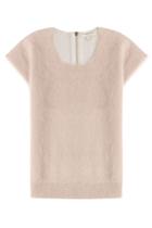 Burberry London Burberry London Top With Mohair, Cashmere And Wool - Rose