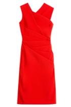 Preen Preen Draped Dress - Red
