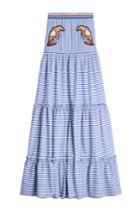 Stella Jean Stella Jean Striped Cotton Maxi Skirt